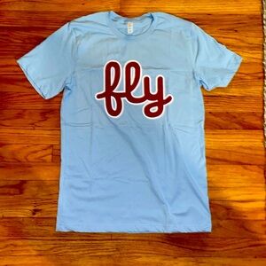 Phillies powder blue FLY t-shirt. Medium, never worn.
